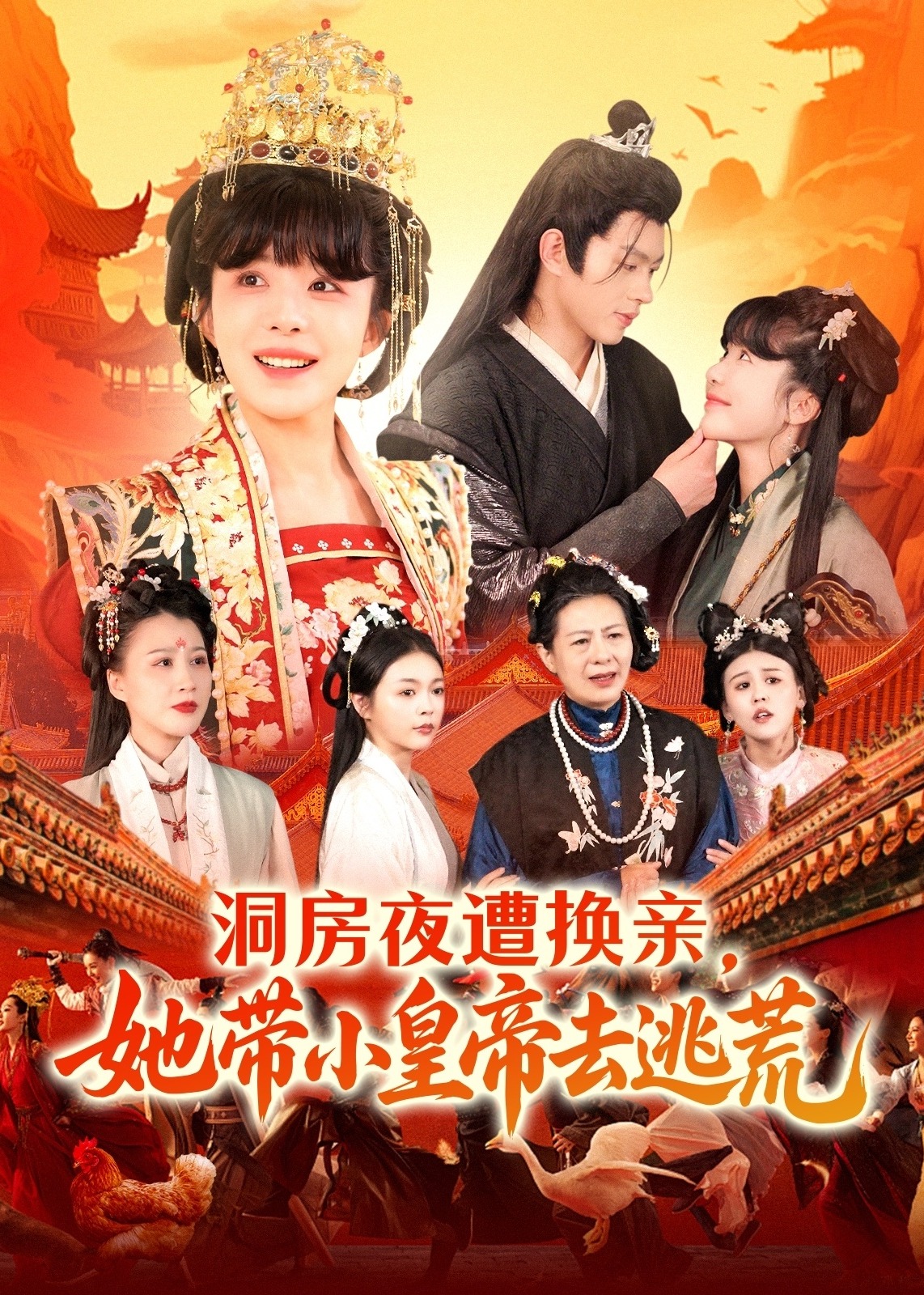 洞房夜遭換親她帶小皇帝去逃荒-古風(fēng)言情